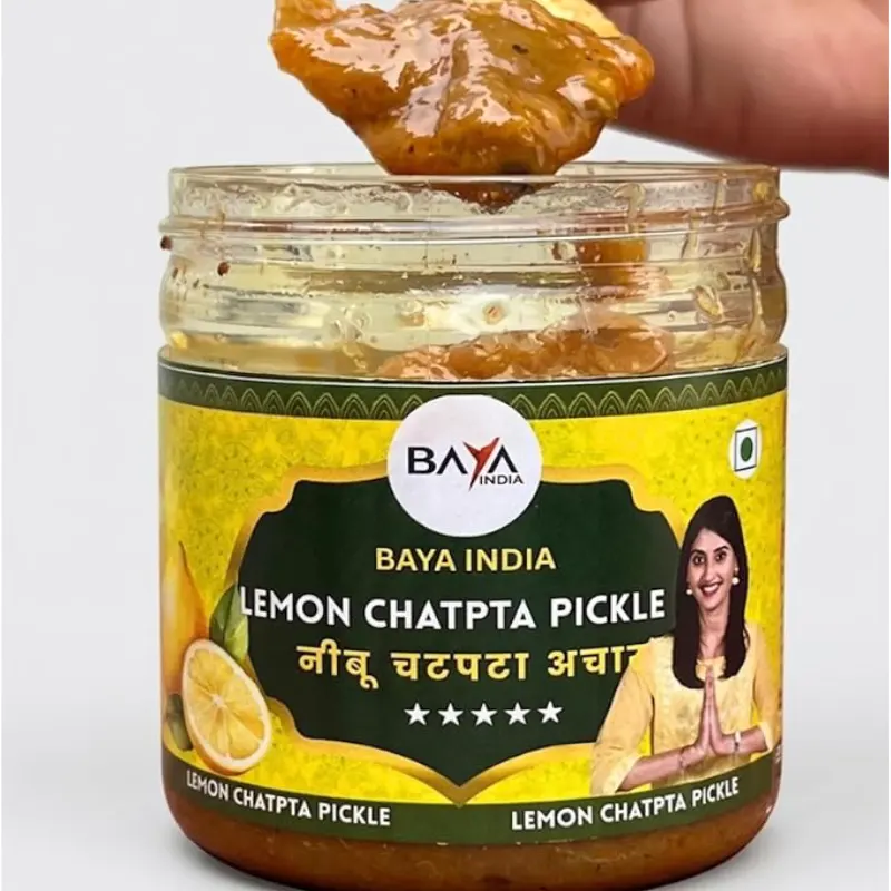 Chatpata Lemon Pickle | Nimbu Ka Achar | Traditional Homemade Indian Pickle | Baya India