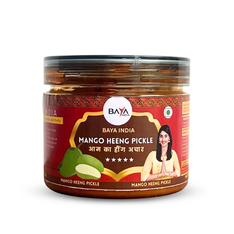 Hing Mango Pickle | Aam Ka Hing Achar in Mustard Oil | Traditional Homemade Pickle | Baya India