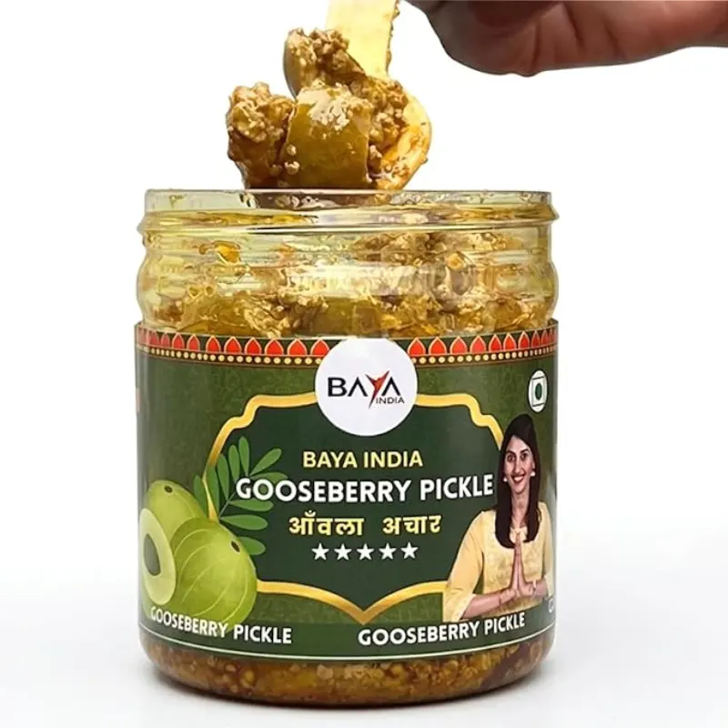 Gooseberry Pickle | Amla Ka Achar | Traditional Homemade Indian Pickle | Baya India