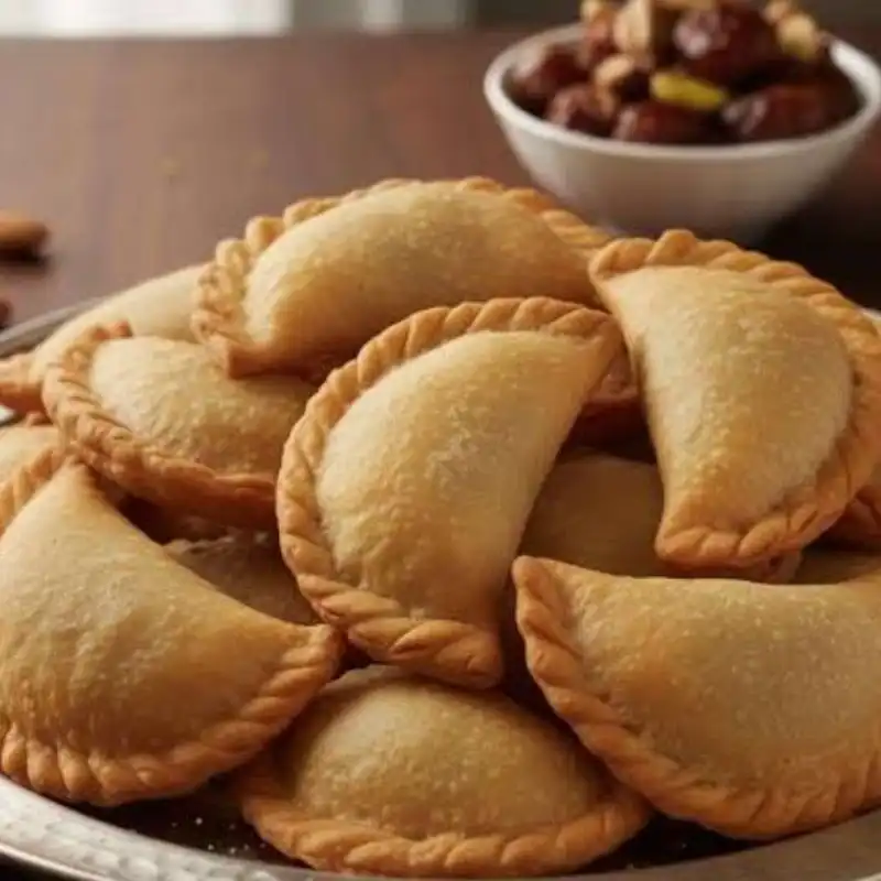 Gujiya – Handmade Khoya Gujiya – Baya India – Authentic Indian Sweet