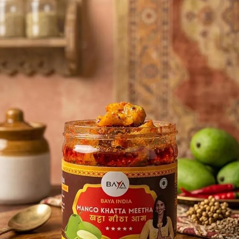 Khatta Meetha Mango Pickle | Sweet & Tangy Aam Ka Achar | Traditional Homemade Pickle | Baya India