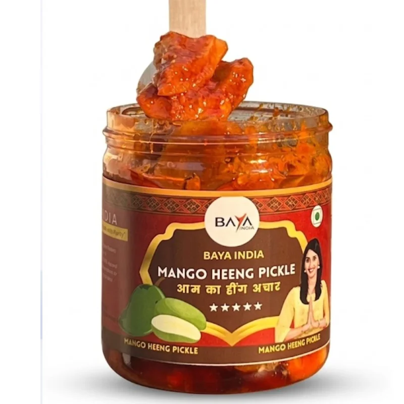 Hing Mango Pickle | Aam Ka Hing Achar in Mustard Oil | Traditional Homemade Pickle | Baya India