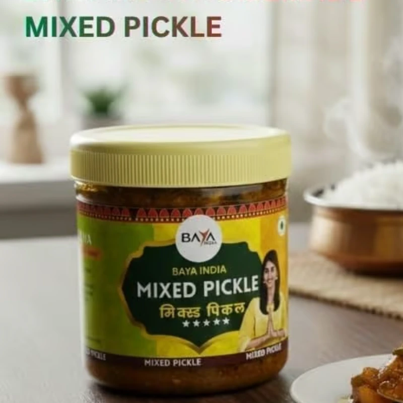 Baya India Homemade Mixed Pickle  Authentic Ghar ka Bana Achar