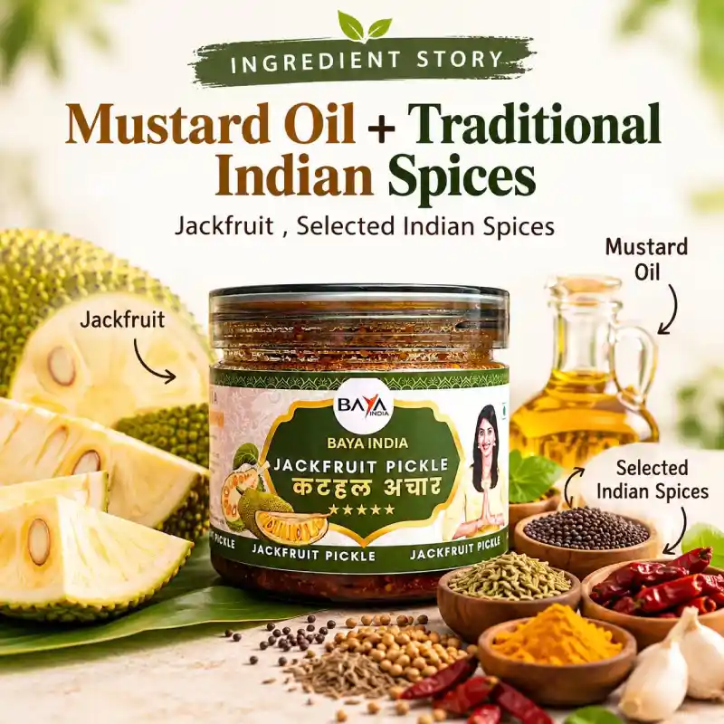 Kathal Ka Achar | Jackfruit Pickle | Homemade Indian Pickle | Baya India - Image 3