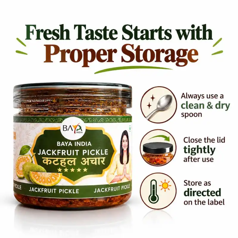 Kathal Ka Achar | Jackfruit Pickle | Homemade Indian Pickle | Baya India - Image 6