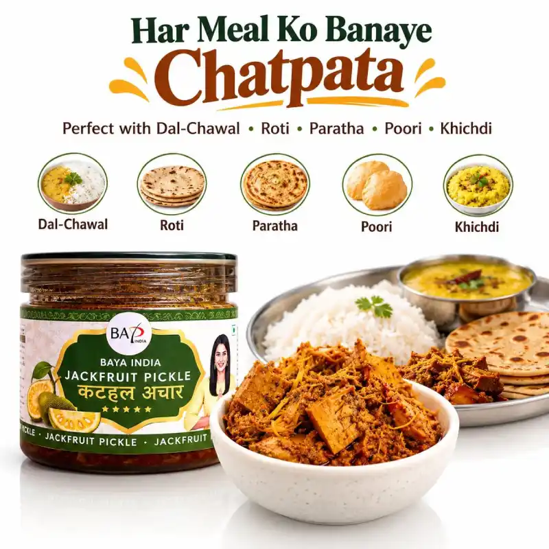 Kathal Ka Achar | Jackfruit Pickle | Homemade Indian Pickle | Baya India - Image 7